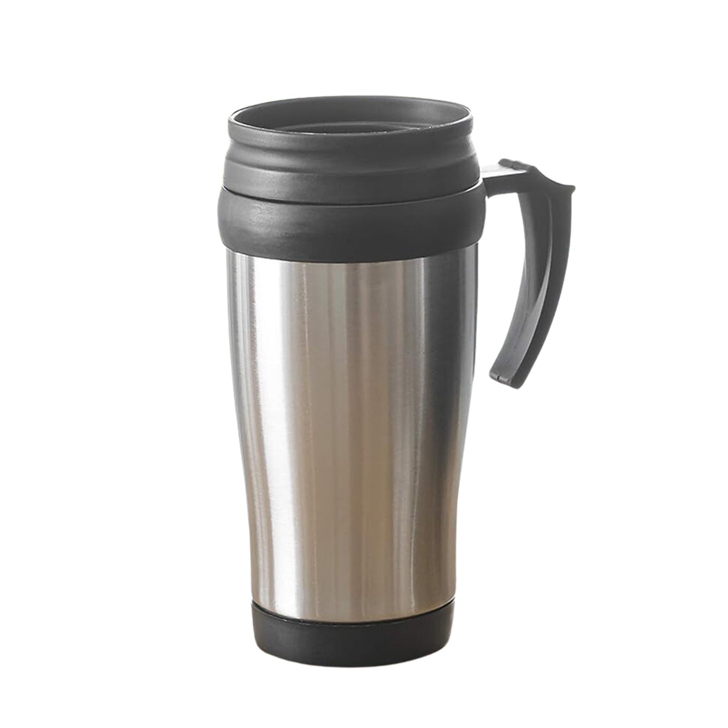 Stainless Steel Vacuum Glass Insulated Glass Coffee Cups (With Lid & Handle / 1 pc) Stainless Steel Vacuum Glass Insulated Glass Coffee Cups (With Lid & Handle / 1 pc)